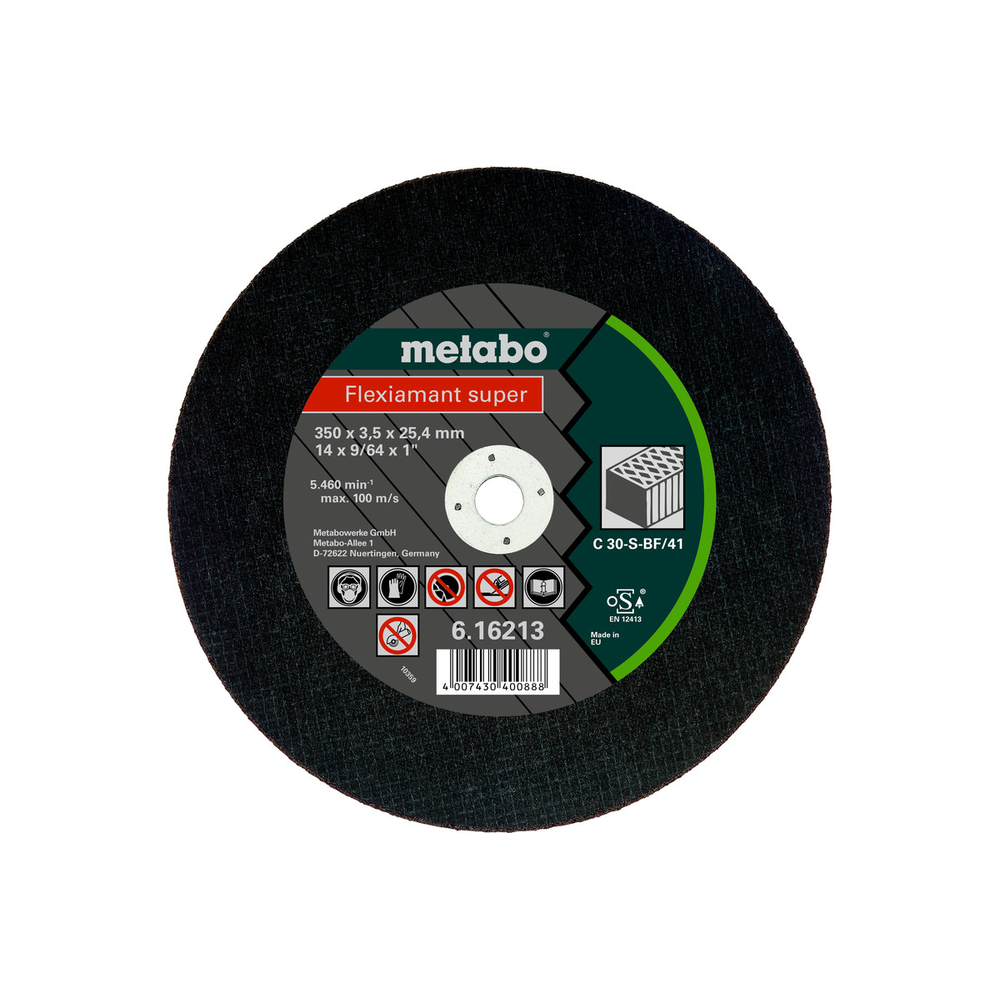 Flexiamant super 350 x 3,5 x 25,4 pierre, TF 41 - METABO - 616213000