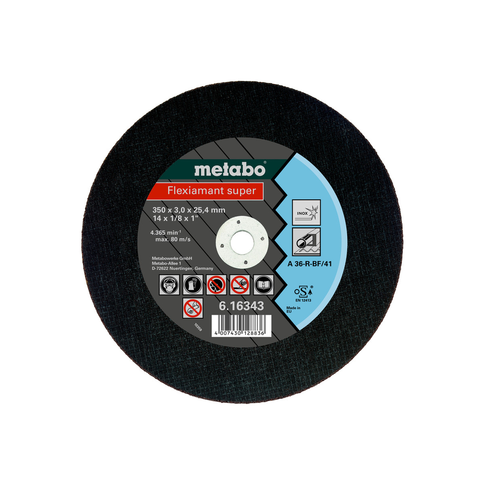 Flexiamant super 350 x 3,0 x 25,4 inox, TF 41 - METABO - 616343000