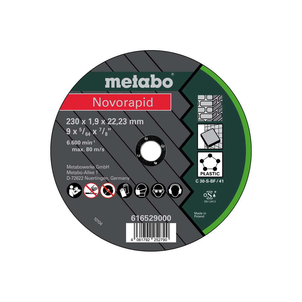 Novorapid 230x1,9x22,2 Universal, TF41 - METABO - 616529000