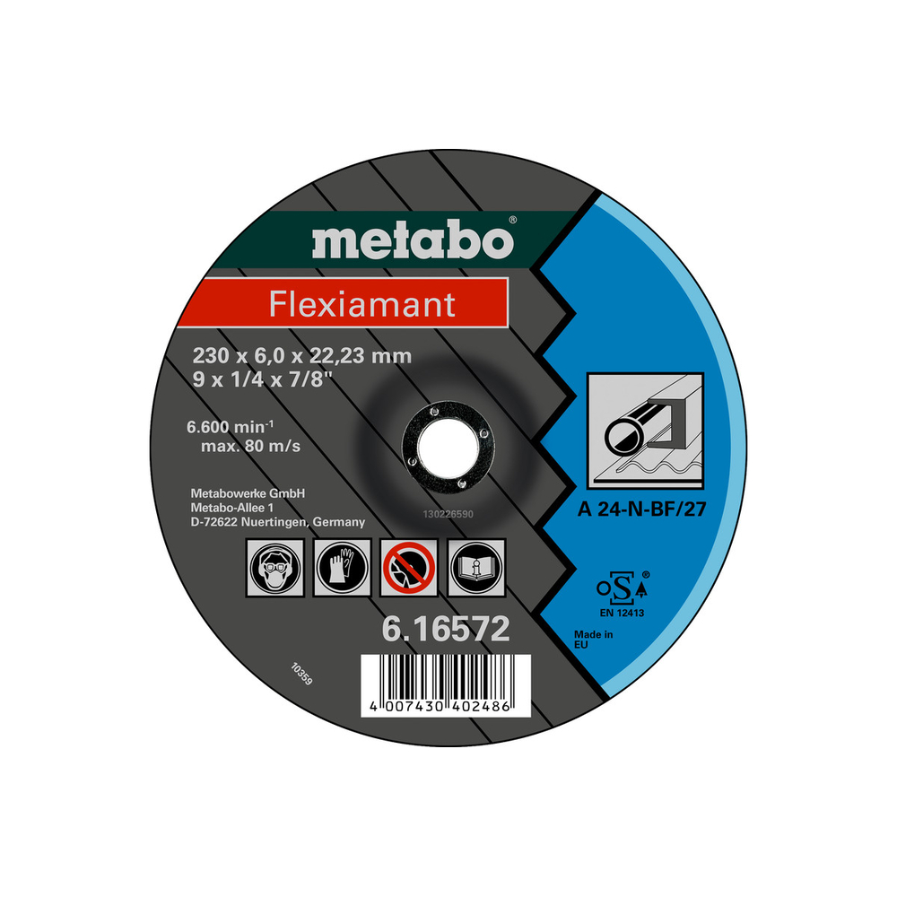 Flexiamant 230 x 6,0 x 22,23 acier, SF 27 - METABO - 616572000