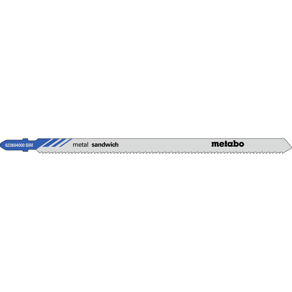5 lames de scie sauteuse « sandwich metal » 150/ 2,0 mm - METABO - 623604000