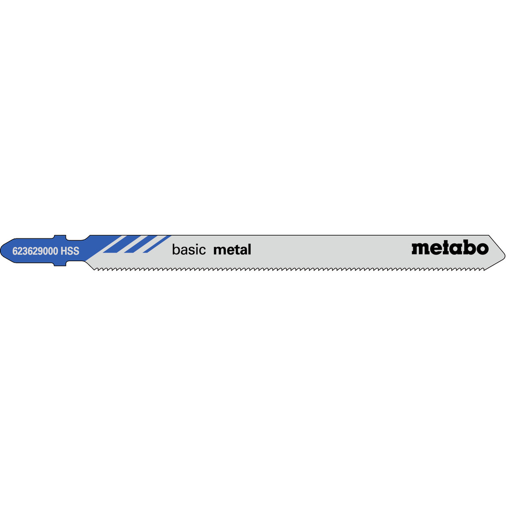 5 lames de scie sauteuse « basic metal » 106/1,2 mm - METABO - 623629000