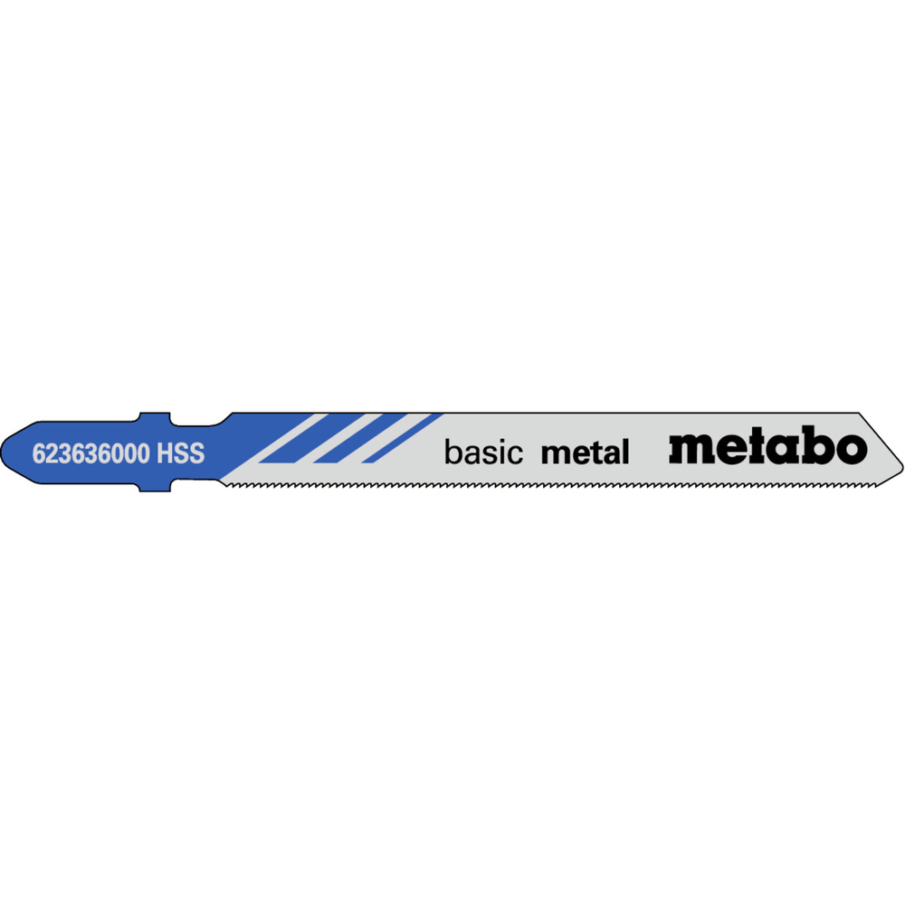 5 lames de scie sauteuse « basic metal » 66/ 0,7 mm - METABO - 623636000