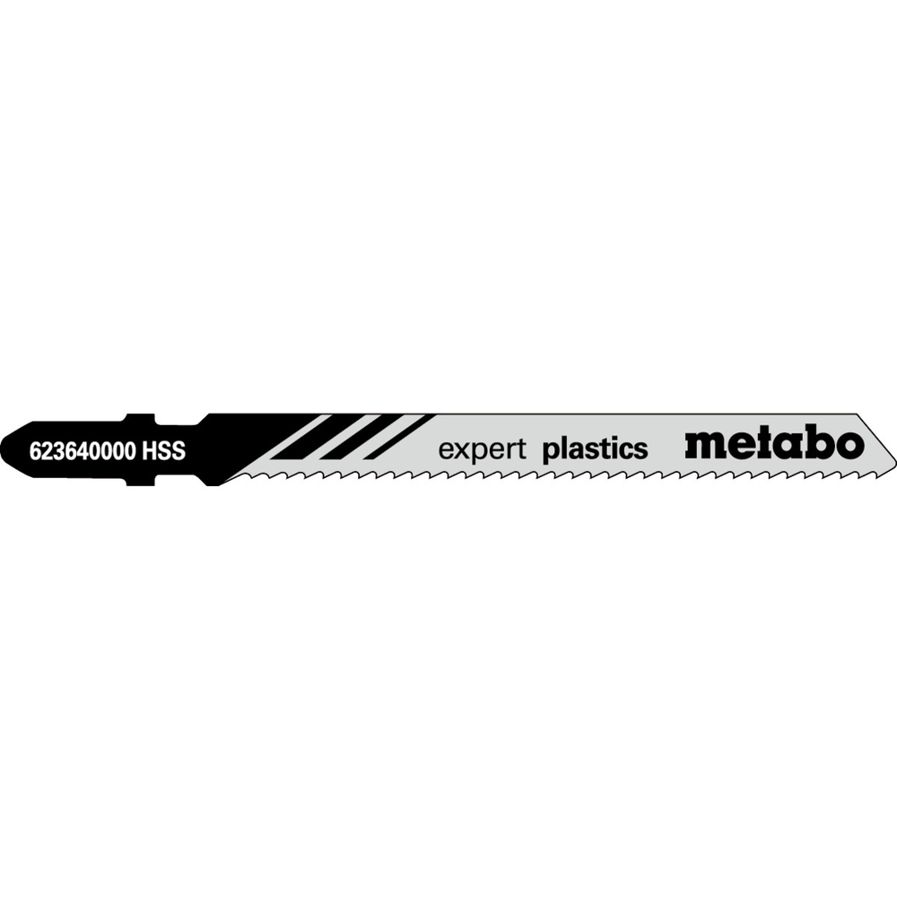 5 lames de scie sauteuse « expert plastics » 74/2,0mm - METABO - 623640000