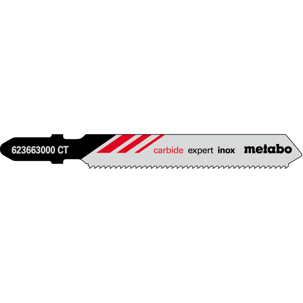 3 lames de scie sauteuse « expert inox » 57/ 1,4mm - METABO - 623663000