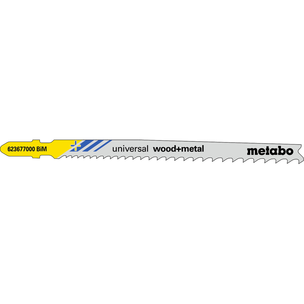 5 lames de scie sauteuse « universal wood + metal » 106 mm/progr. - METABO - 623677000