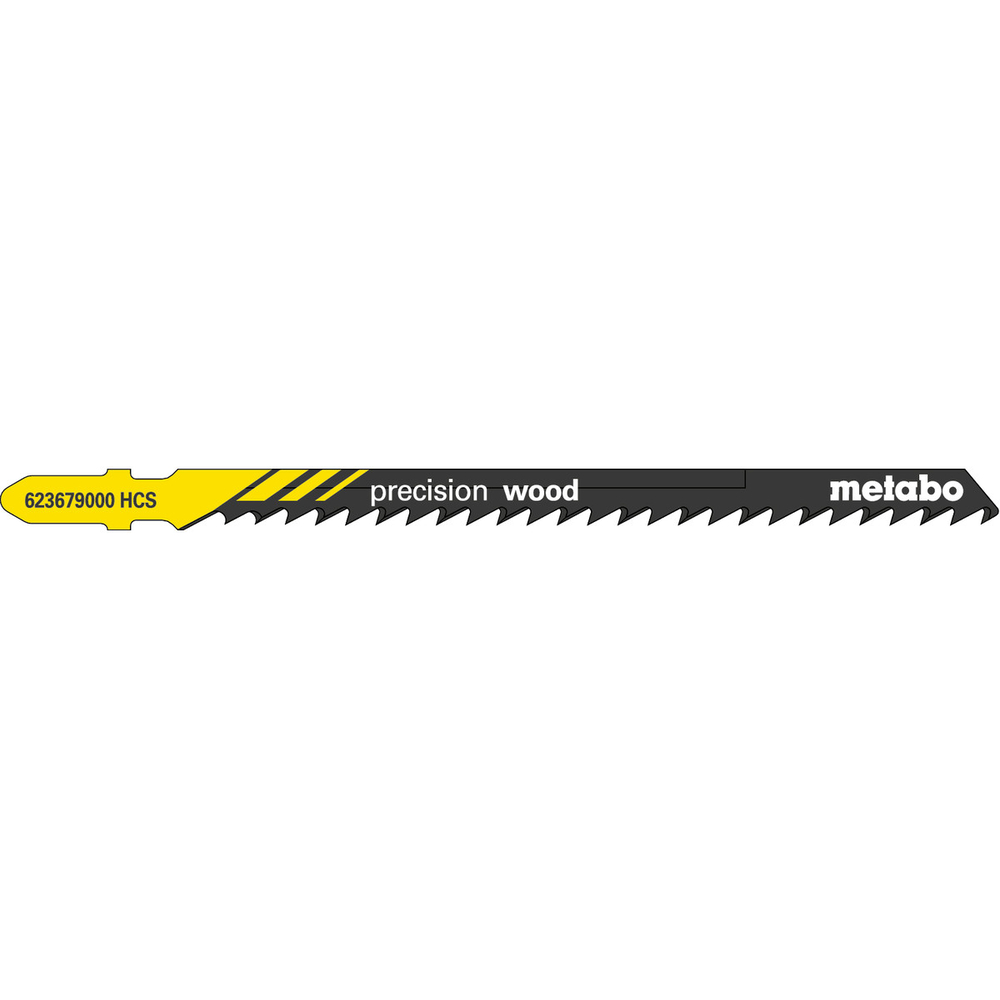 5 lames de scie sauteuse « precision wood » 104/ 4,0 mm - METABO - 623679000