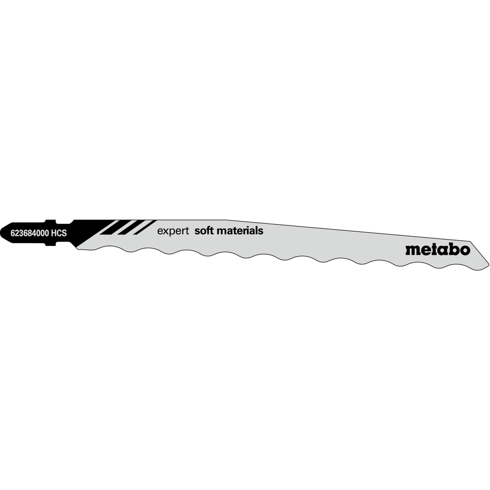 3 lames de scie sauteuse « expert soft materials » 126mm - METABO - 623684000