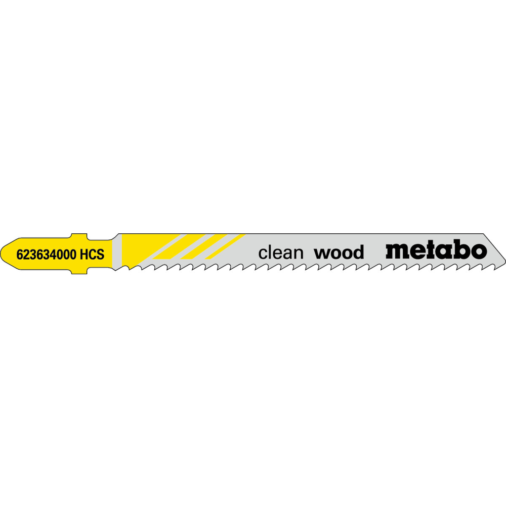 25 lames de scie sauteuse « clean wood » 74/ 2,5 mm - METABO - 623691000
