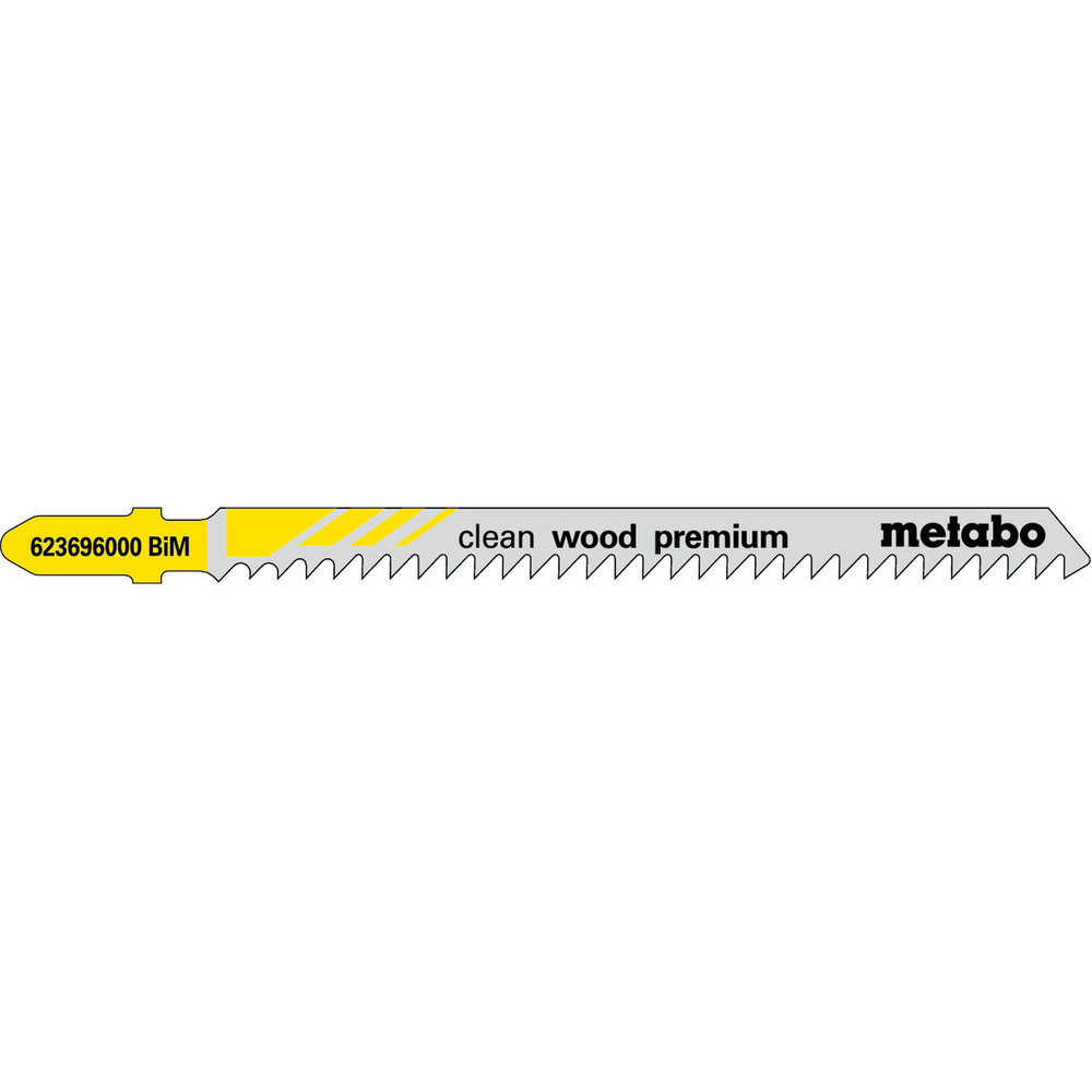 5 lames de scie sauteuse « clean wood premium » 91/ 3,0 mm - METABO - 623696000
