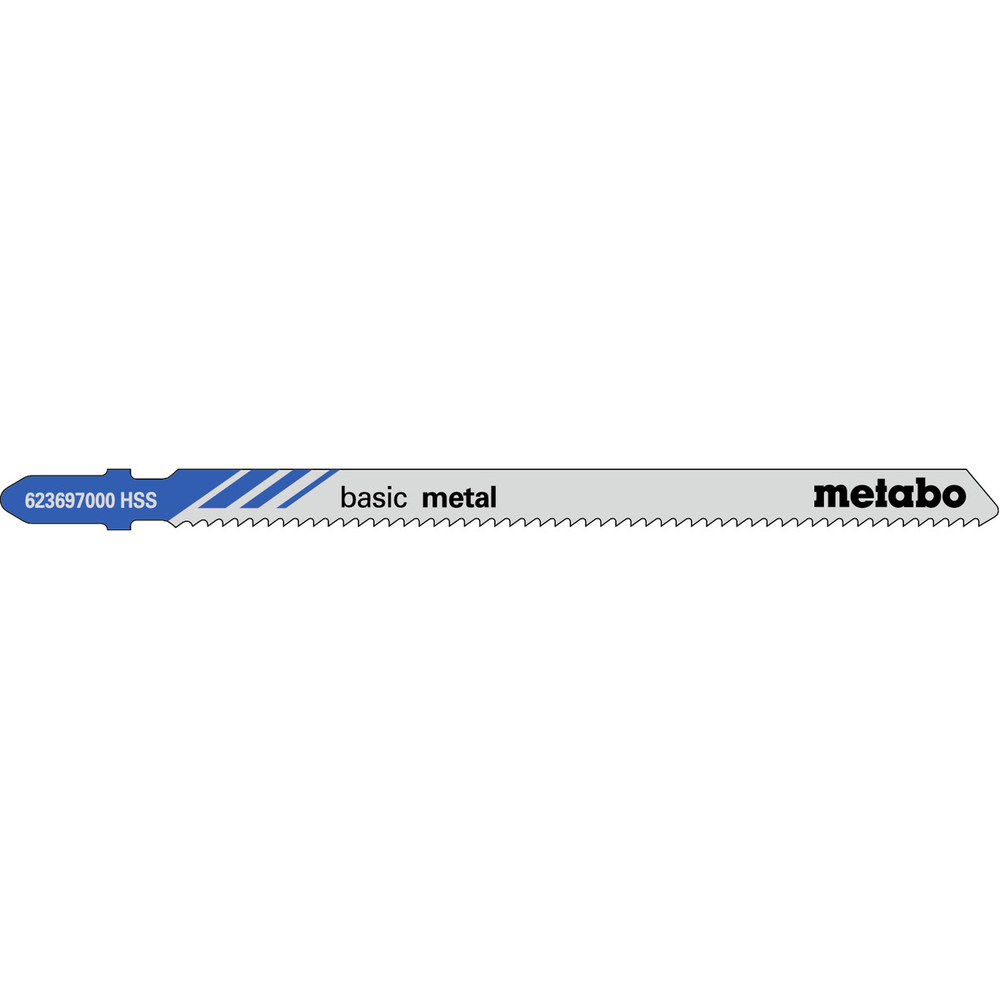 5 lames de scie sauteuse « basic metal » 106/2,0 mm - METABO - 623697000