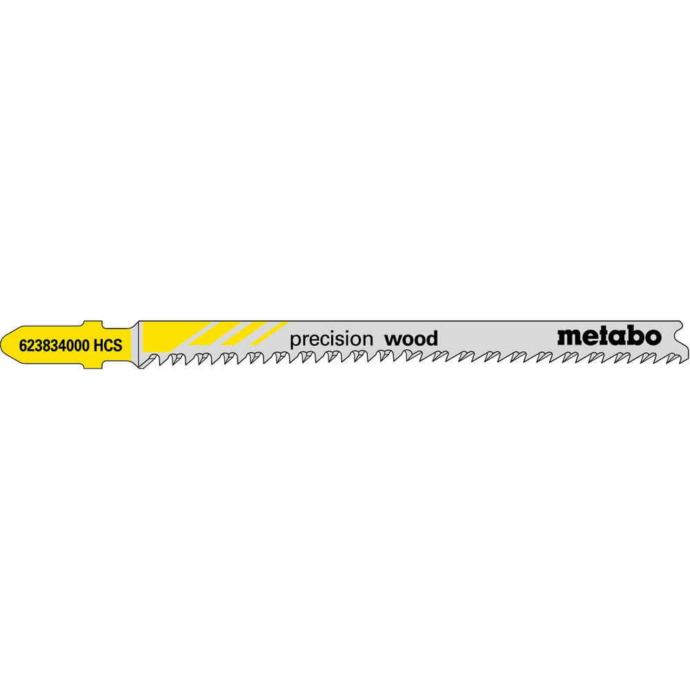 5 lames de scie sauteuse « precision wood » 91 2,2 mm - METABO - 623834000