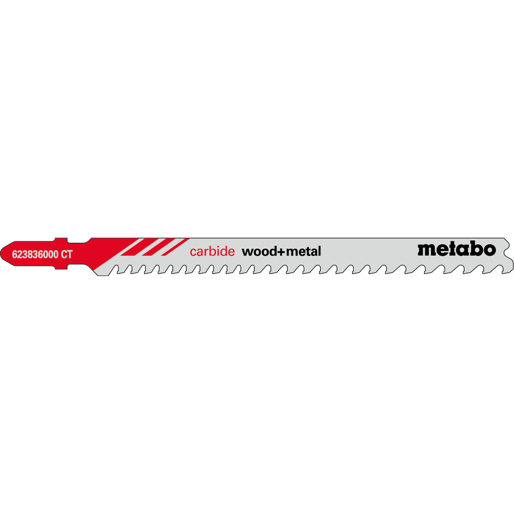 3 lames de scie sauteuse « carbide wood + metal » 108/3,5-5mm - METABO - 623836000