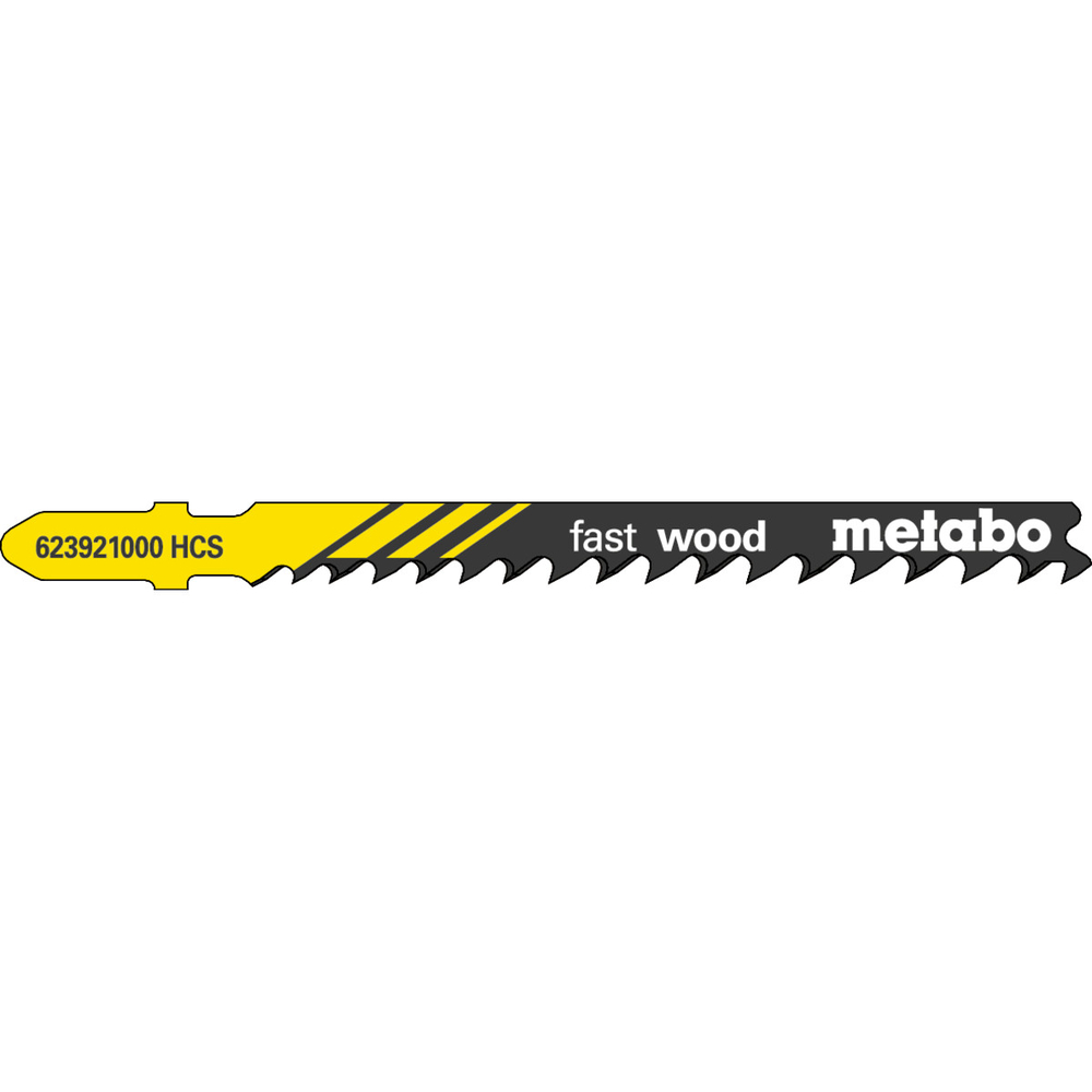 5 lames de scie sauteuse « fast wood » /progr. - METABO - 623921000