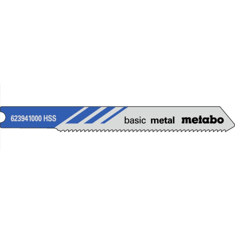 5 lames de scie sauteuse « basic metal » en U 52/1,2mm - METABO - 623941000