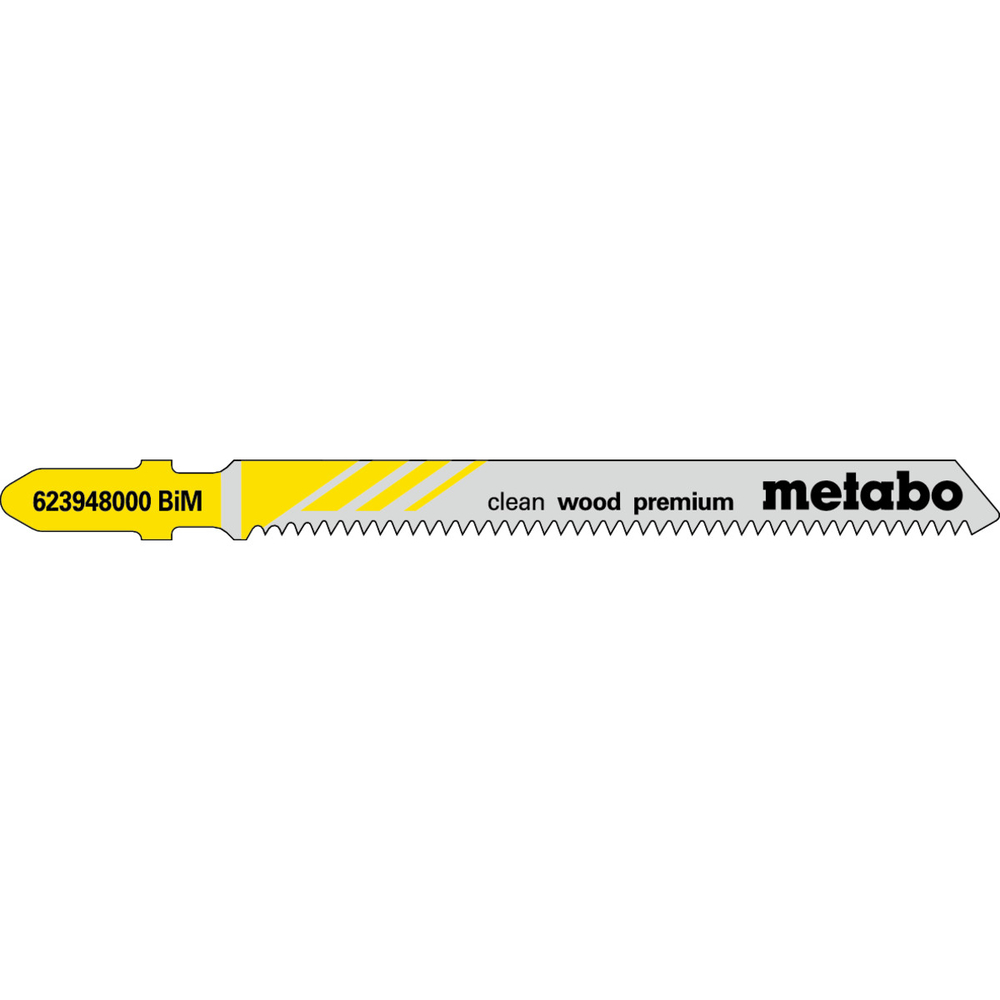 5 lames de scie sauteuse « clean wood premium » 74/ 1,7 mm - METABO - 623948000