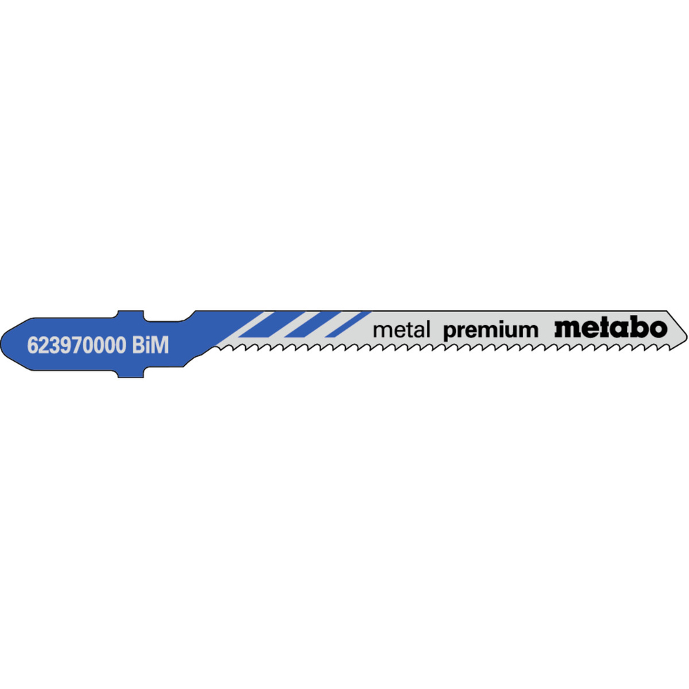 5 lames de scie sauteuse « metal premium » 57/ 1,5 mm - METABO - 623970000