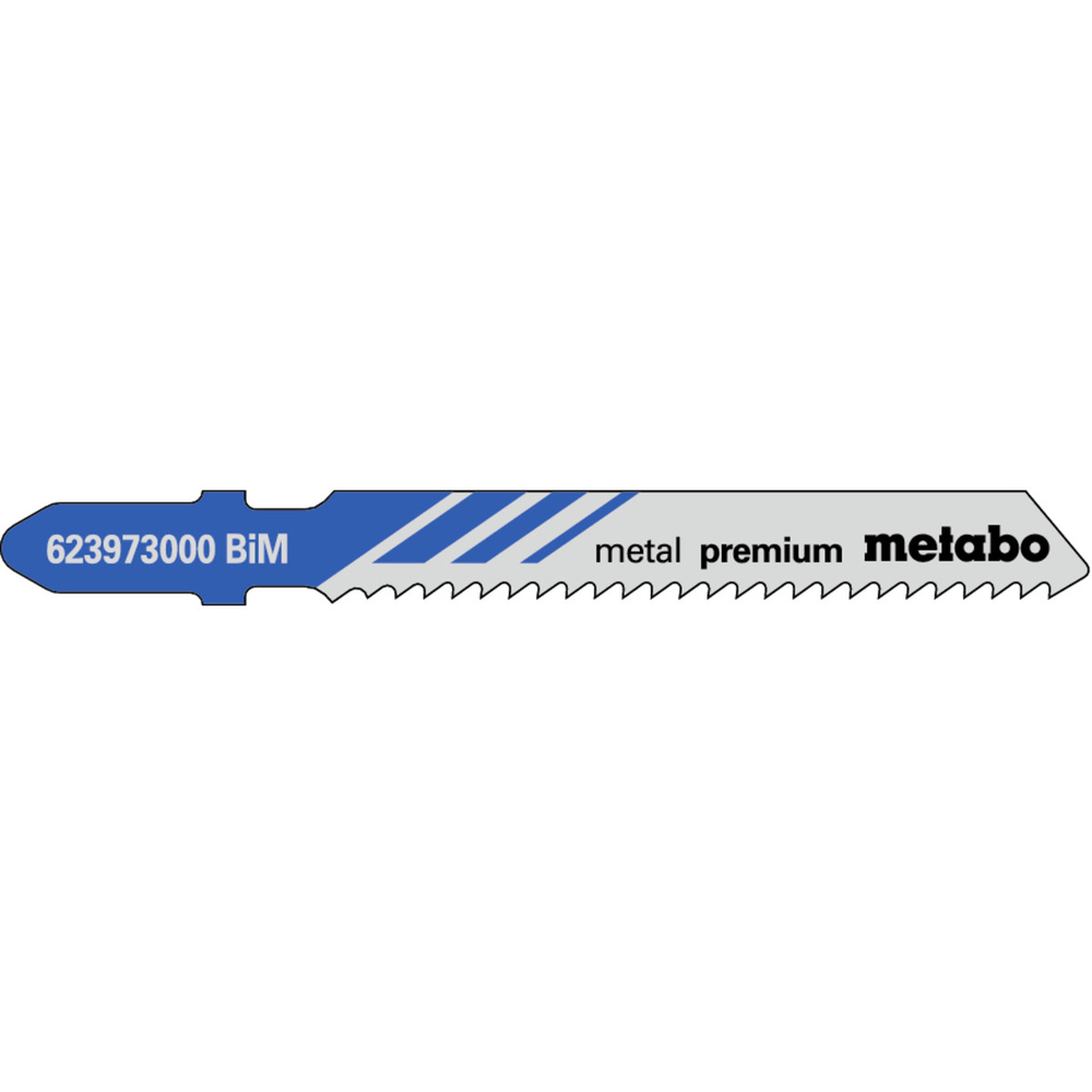 5 lames de scie sauteuse « metal premium » 51/ 2,0 mm - METABO - 623973000