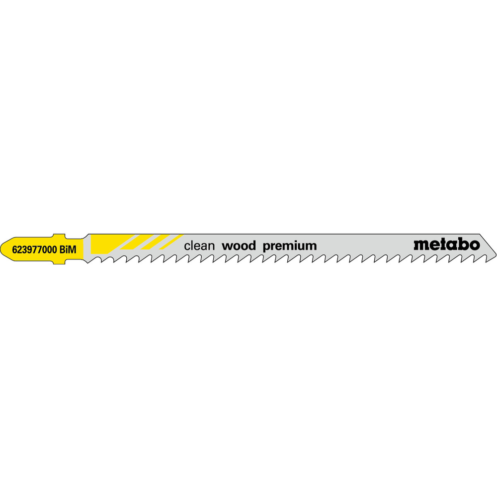 5 lames de scie sauteuse « clean wood premium » 105/ 3,0 mm - METABO - 623977000