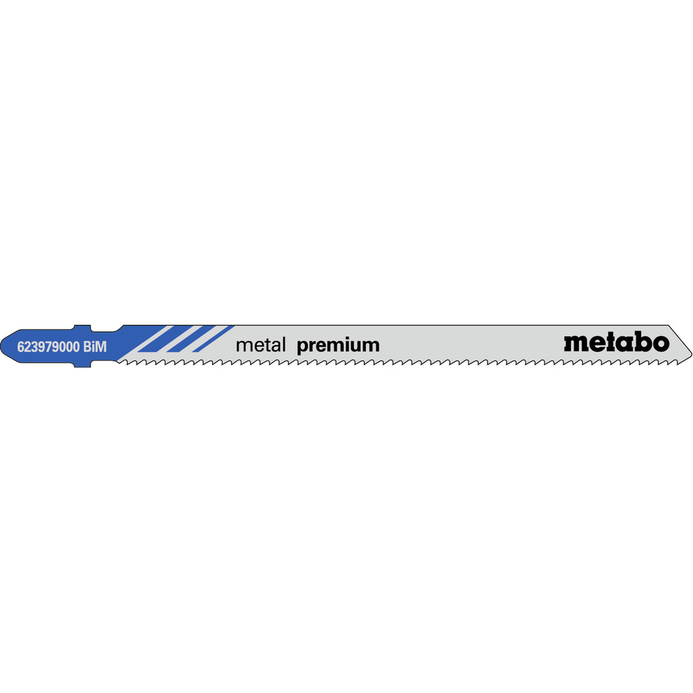 5 lames de scie sauteuse « metal premium » 106/1,8 mm - METABO - 623979000