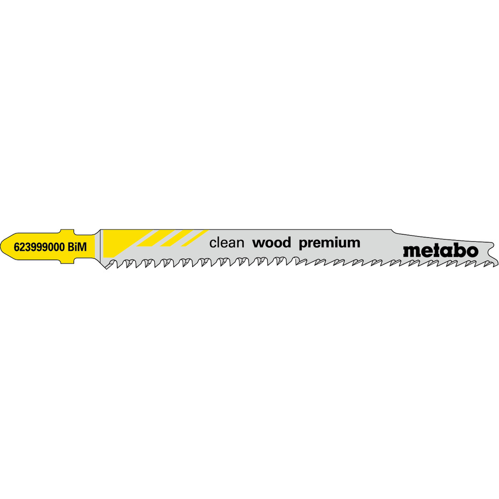 5 lames de scie sauteuse « clean wood premium » 93/ 2,2 mm - METABO - 623999000
