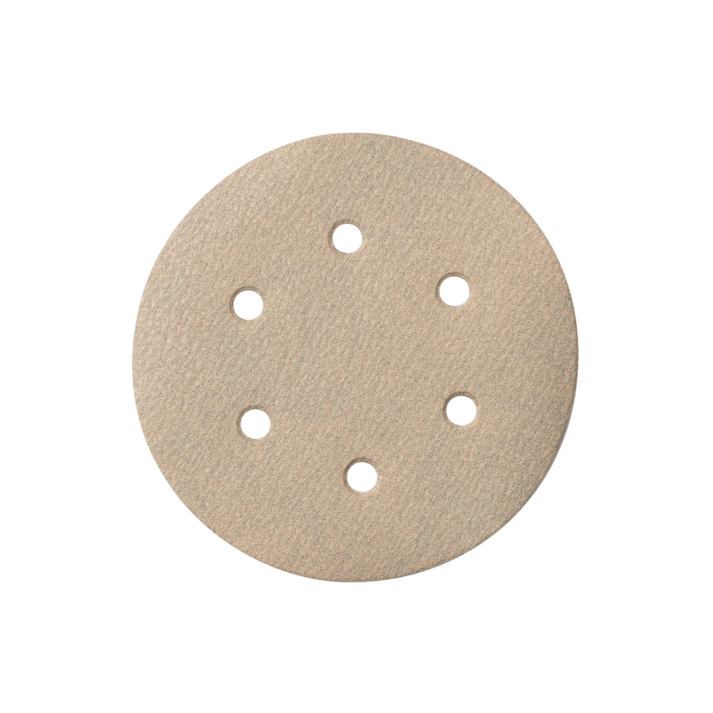 25 feuilles abrasives auto-agrippantes 150 mm, P 120, peinture, SXE - METABO - 624032000