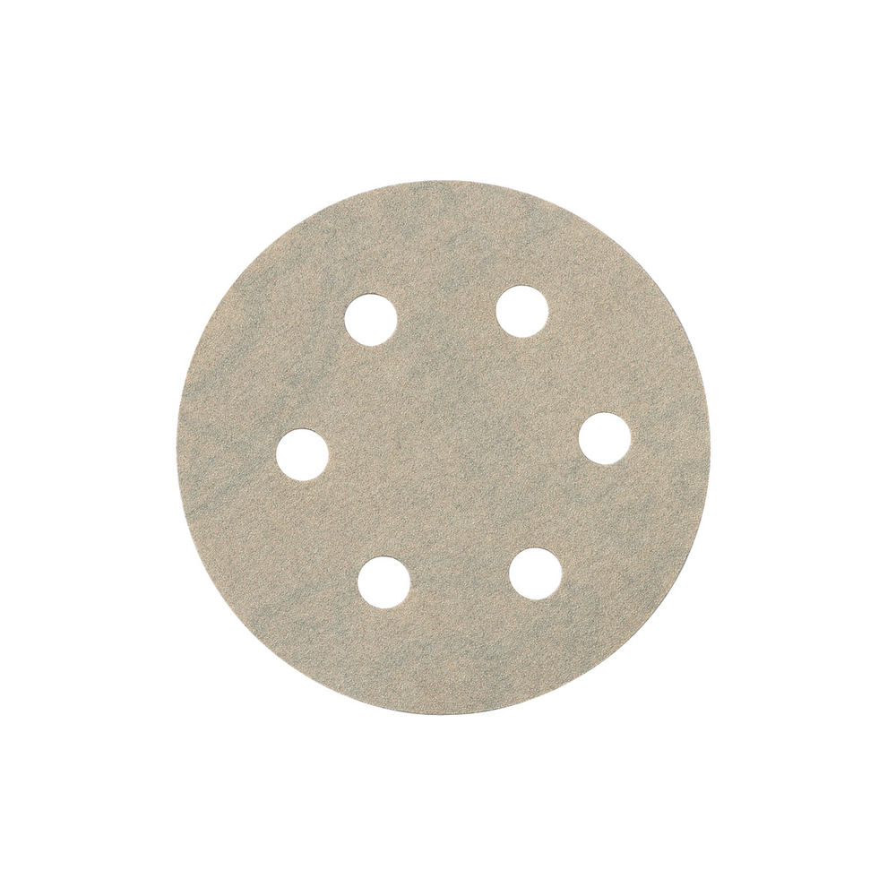 25 feuilles abrasives auto-agrippantes 80 mm, P 60, peinture, SXE - METABO - 624082000