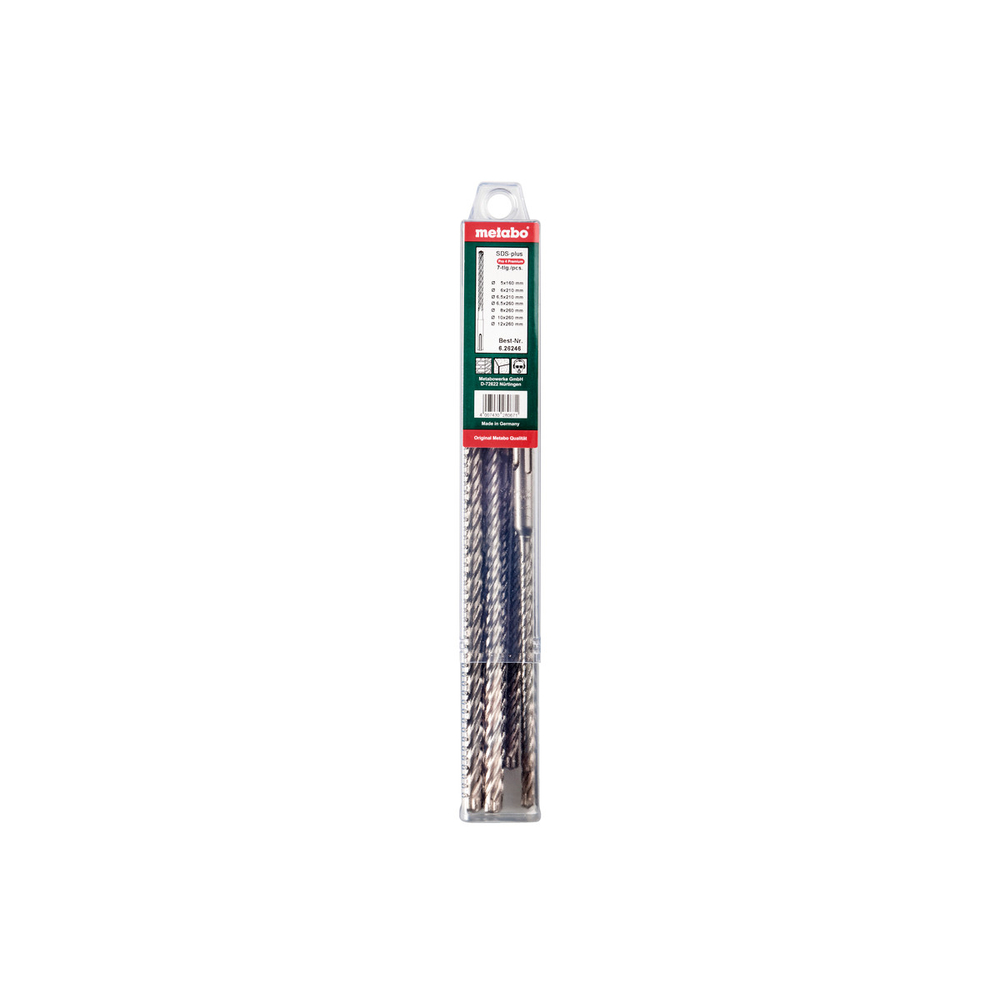 Coffret de 7 forets SDS-plus P4P - METABO - 626246000
