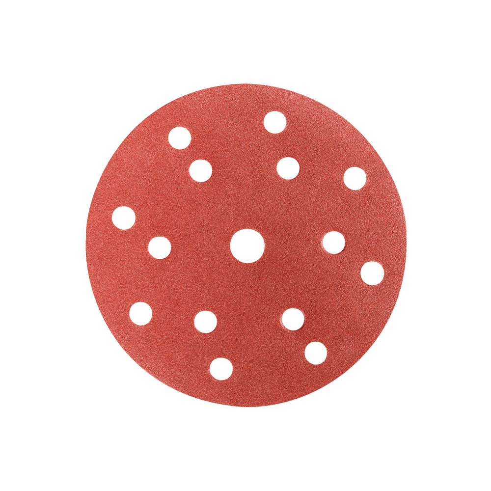 50 feuilles abrasives auto-agrippantes 150 mm, P180, B + M, « multi-hole » - METABO - 626679000