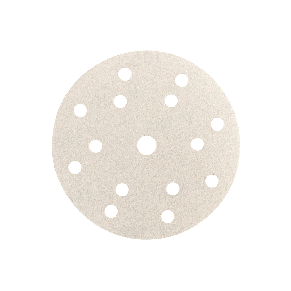 50 feuilles abrasives auto-agrippantes 150 mm, P 120, peinture, « multi-hole » - METABO - 626687000