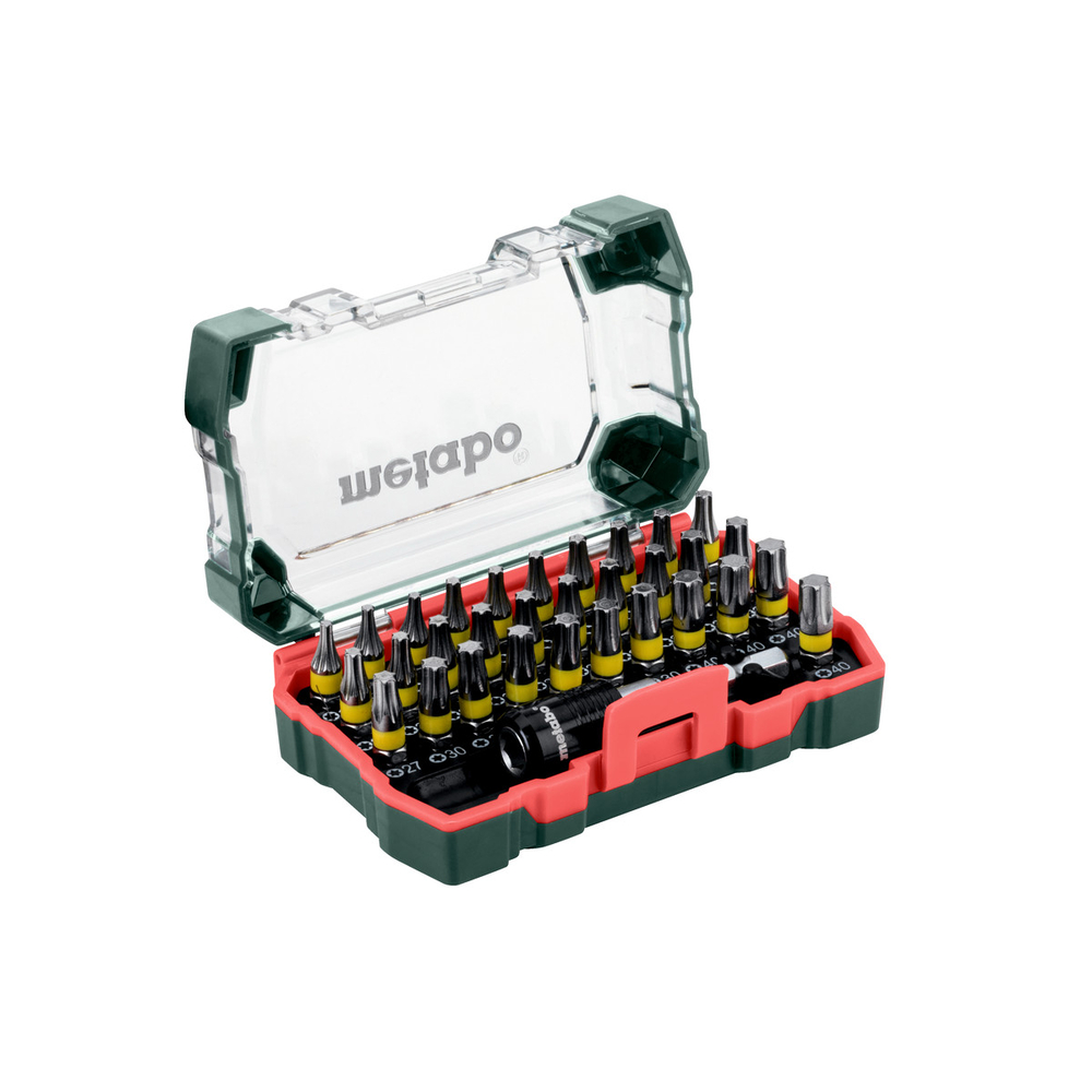 Coffret d'embouts SP, 32 pièces pour vis Torx - METABO - 626709000