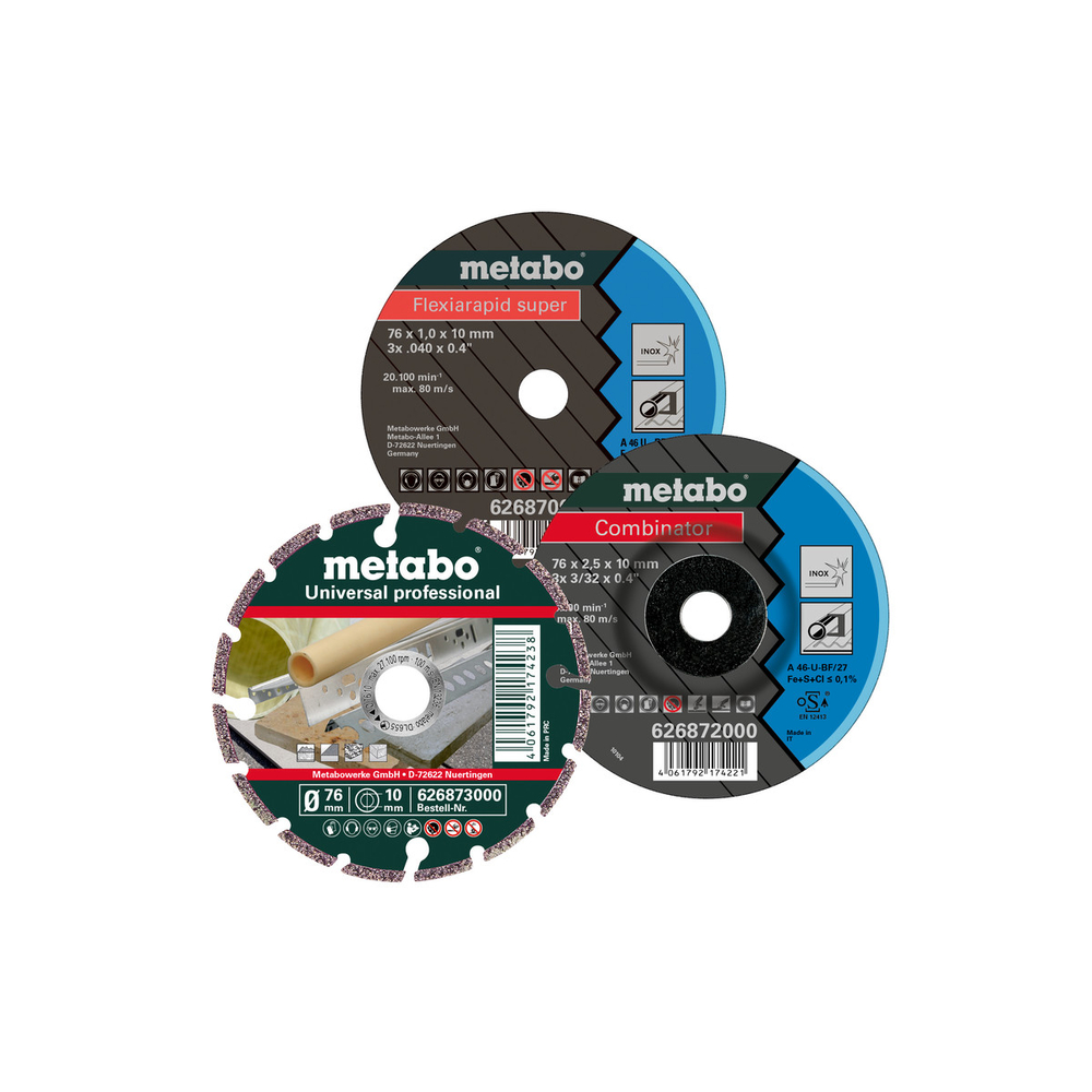Starterset Ø 76 mm - METABO - 626879000