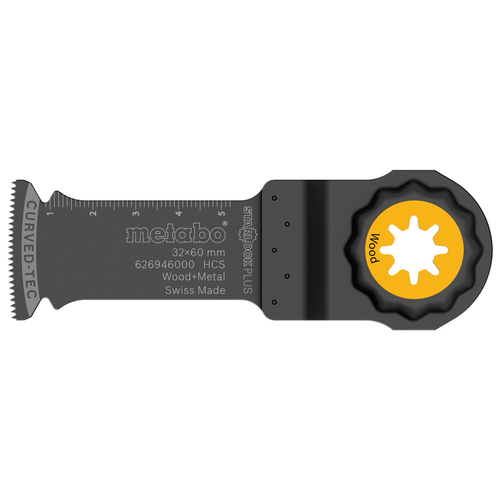 Lame de scie plongeante « Starlock Plus » bois, HCS, 32 x 60 mm - METABO - 626946000