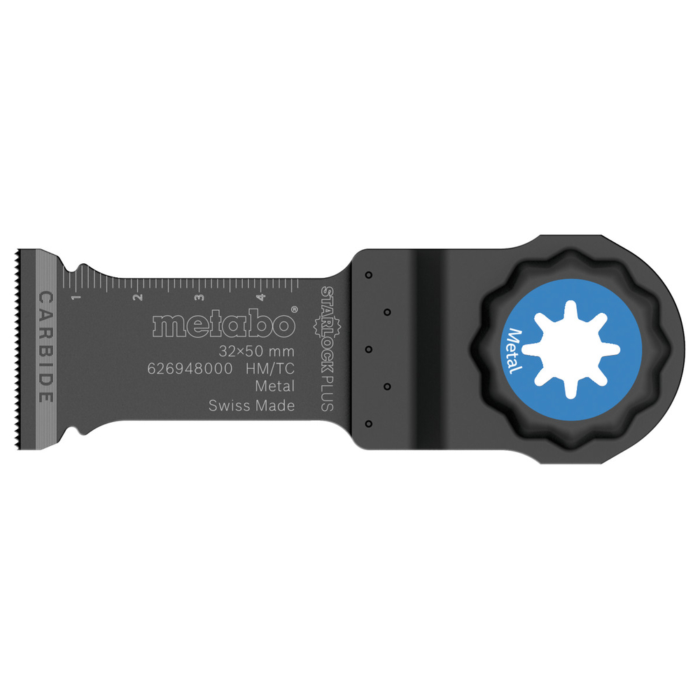 Lame de scie de précision « Starlock Plus », métal, carbure, 32 x 50 mm - METABO - 626948000