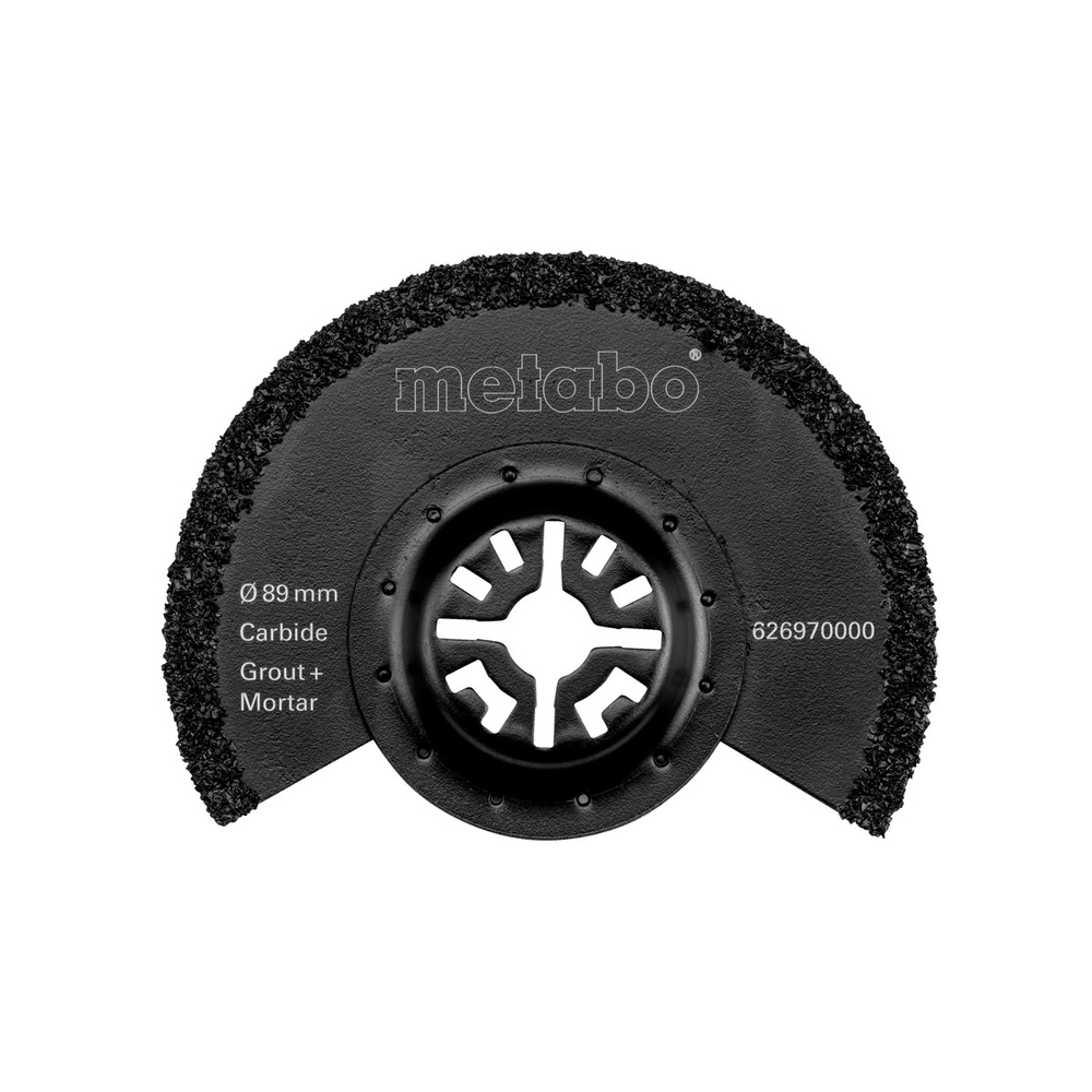 Lame de scie à segments « classic », joints/enduits, carbure, Ø 89 mm - METABO - 626970000