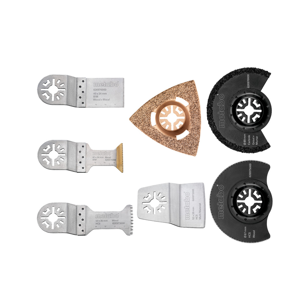 Outil multifonctions Starter-Set « Classic », 7 pièces - METABO - 626977000