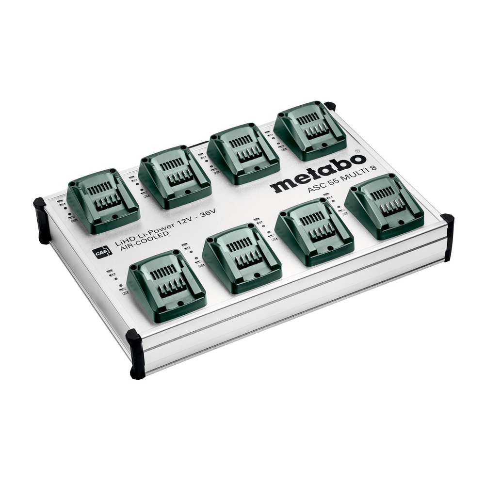 Station de recharge rapide ASC 55 MULTI 8, 12-36V, EU - METABO - 627093000