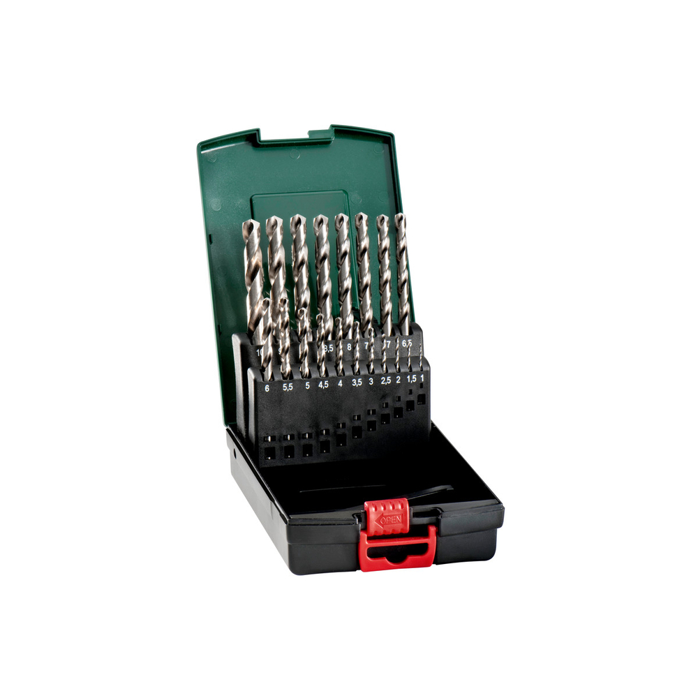 Coffret de forets HSS-G, 19 pièces - METABO - 627097000
