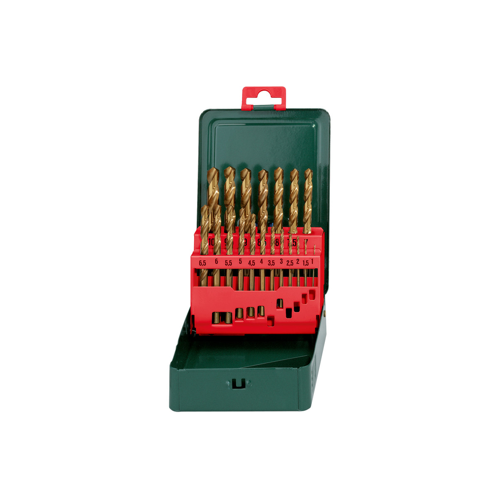 Coffret de forets HSS-TIN SP, 19 pièces - METABO - 627156000