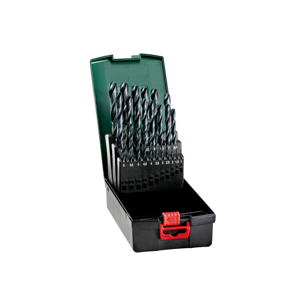 Coffret de forets HSS-R, 25 pièces - METABO - 627159000