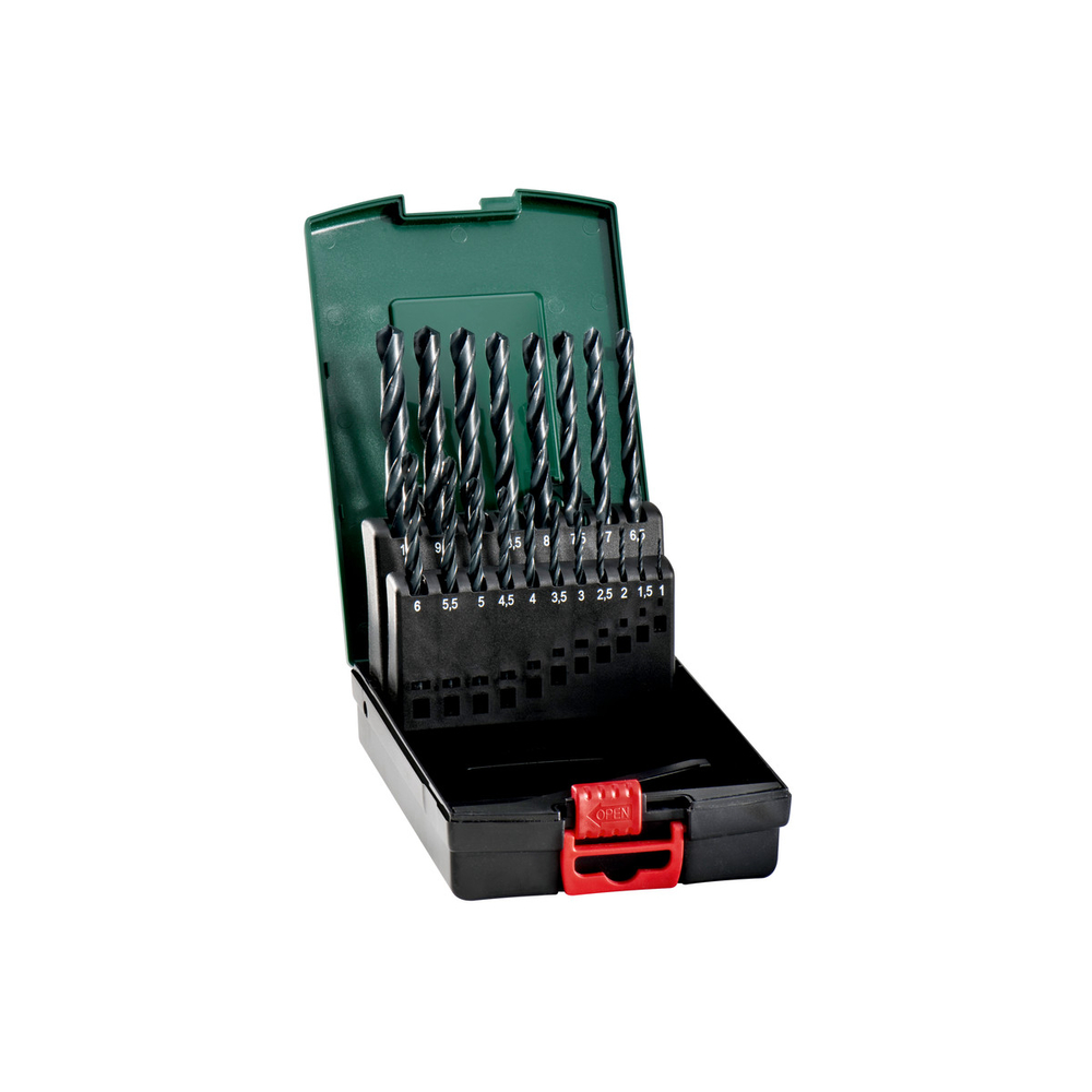 Coffret de forets HSS-R, 19 pièces - METABO - 627164000