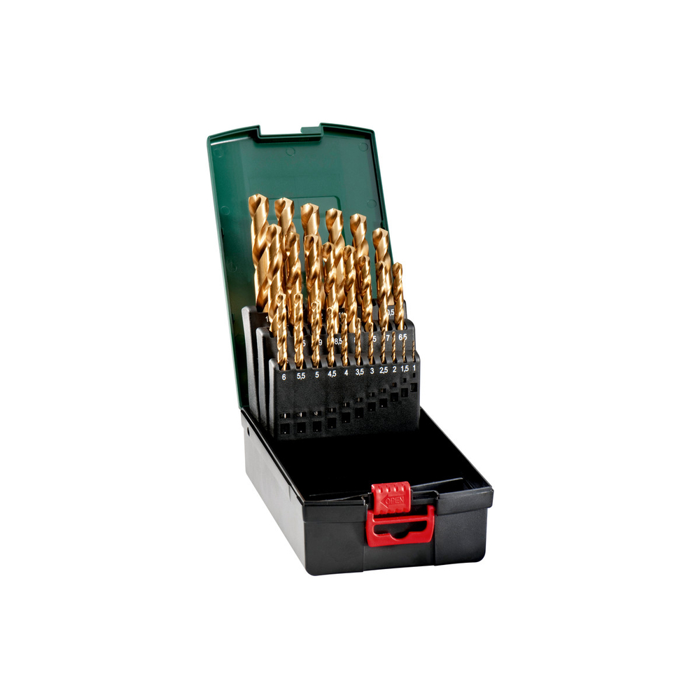 Coffret de forets HSS-TiN, 25 pièces - METABO - 627191000