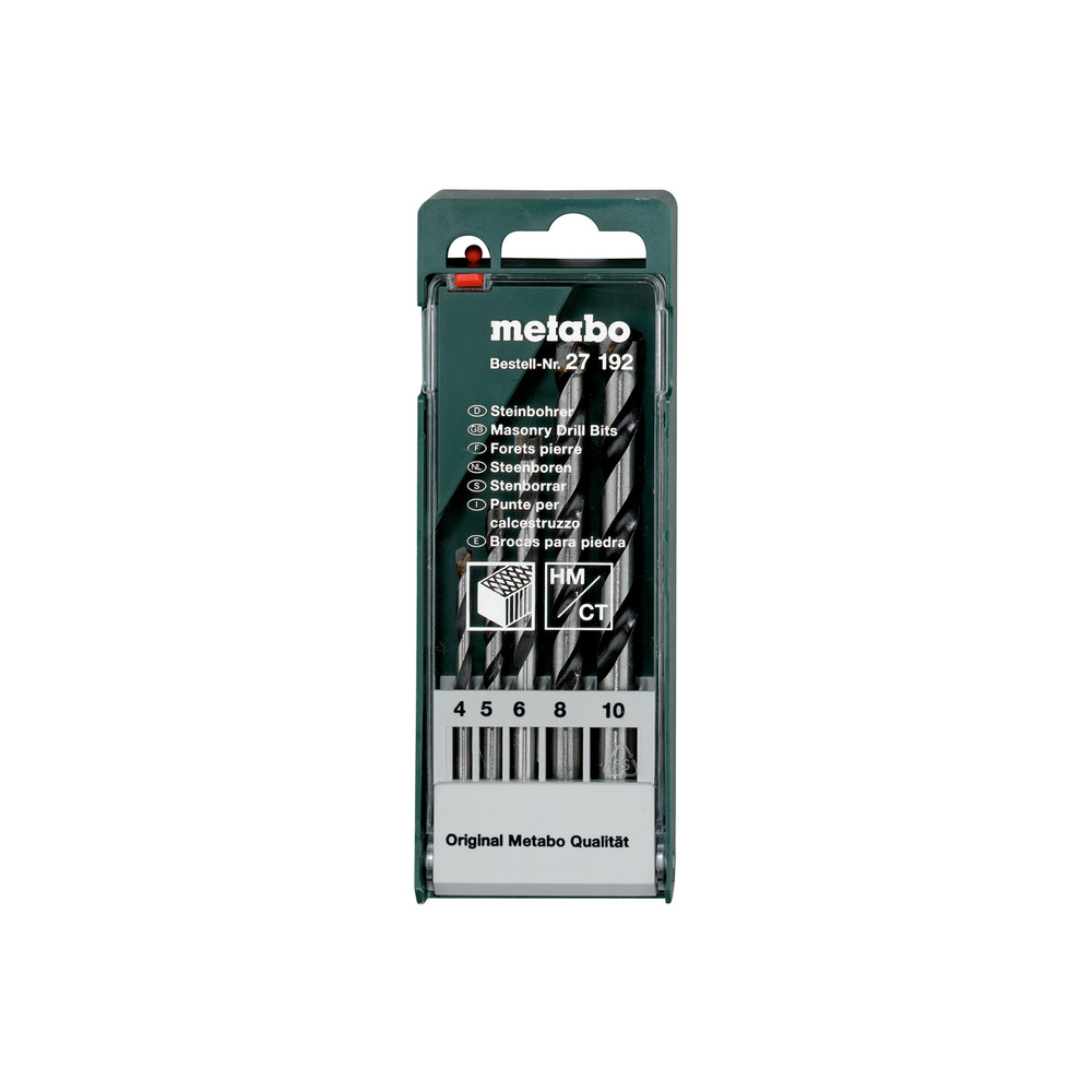 Coffret de forets à pierre, 5 pièces - METABO - 627192000