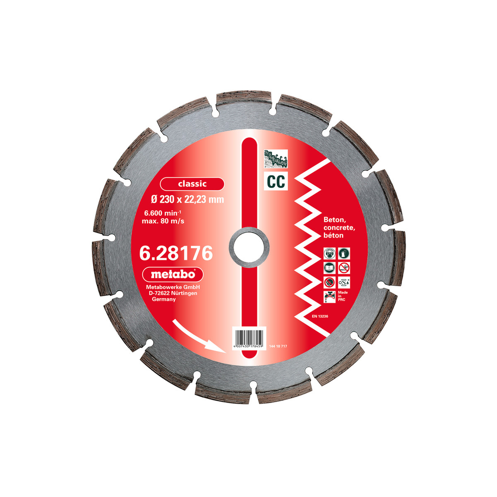 Meule de tronçonnage diamantée, 350 x 3,2 x 20,0/25,4 mm, 
