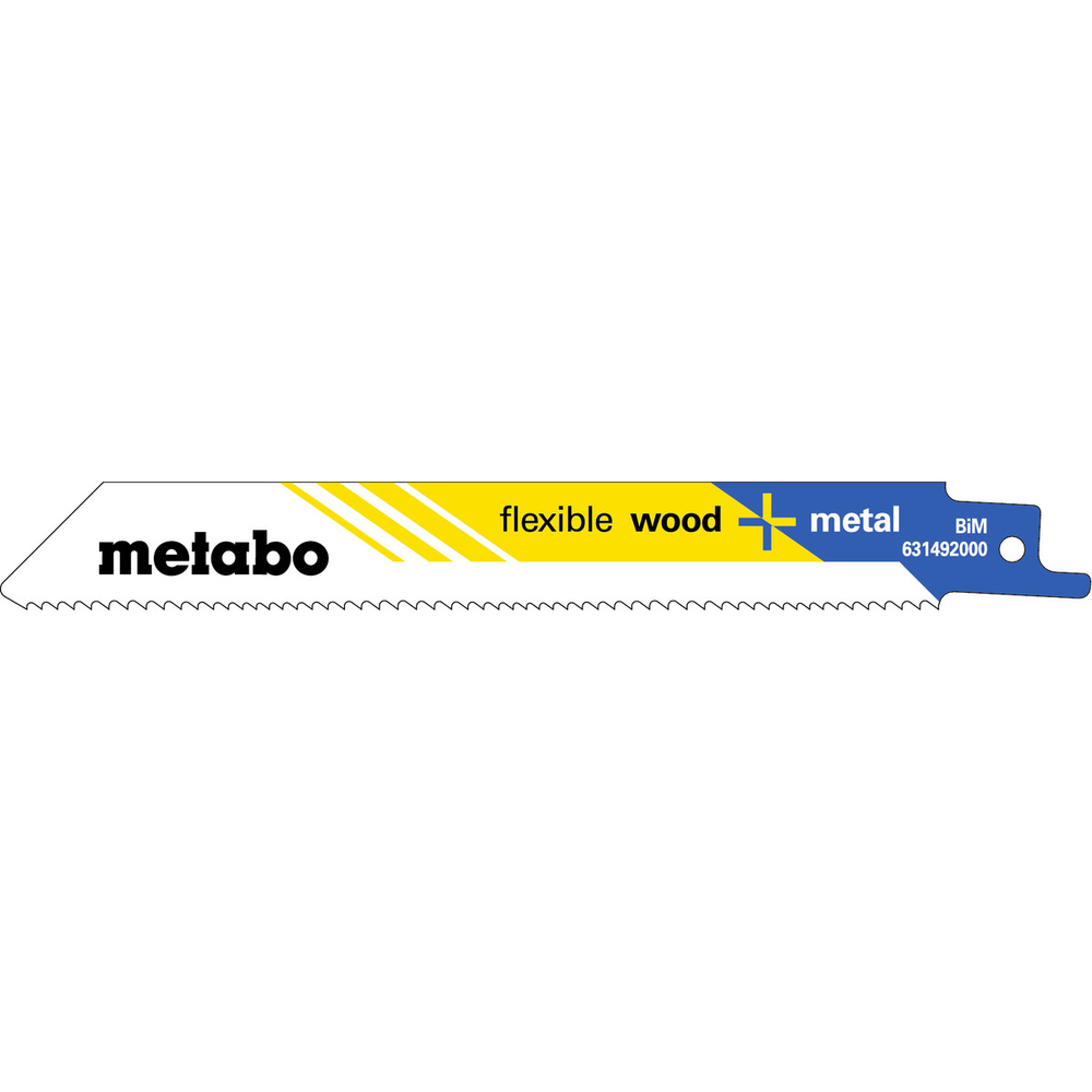 25 lames de scie sabre « flexible wood + metal » 150 x 0,9 mm - METABO - 628246000