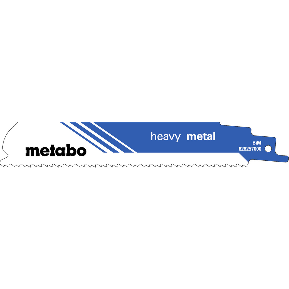 5 lames de scie sabre « heavy metal » 150 x 1,1 mm - METABO - 628257000