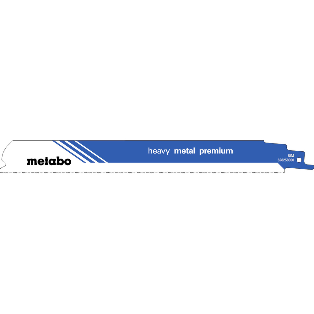 2 lames de scie sabre « heavy metal premium » 225 x 0,9 mm - METABO - 628258000