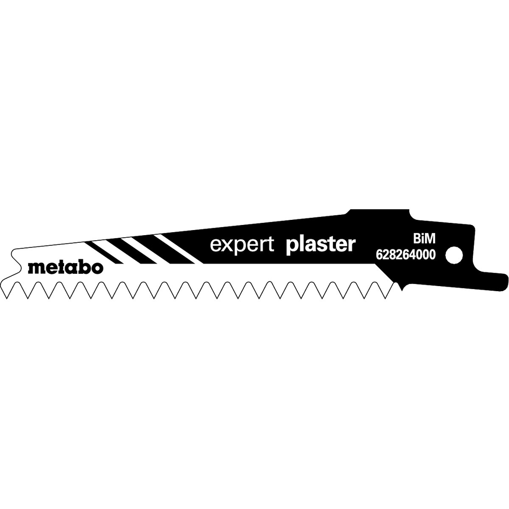 5 lames de scie sabre « expert plaster » 100 x 0,9 mm - METABO - 628264000