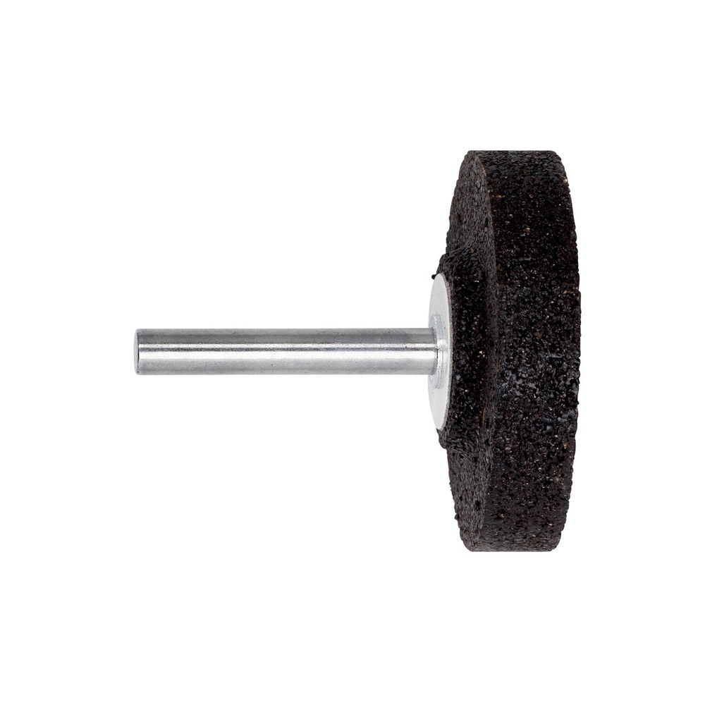 Meule sur tige en corindon brun 50 x 10 x 40 mm, queue de 6 mm, K 24, cylindrique - METABO - 628340000