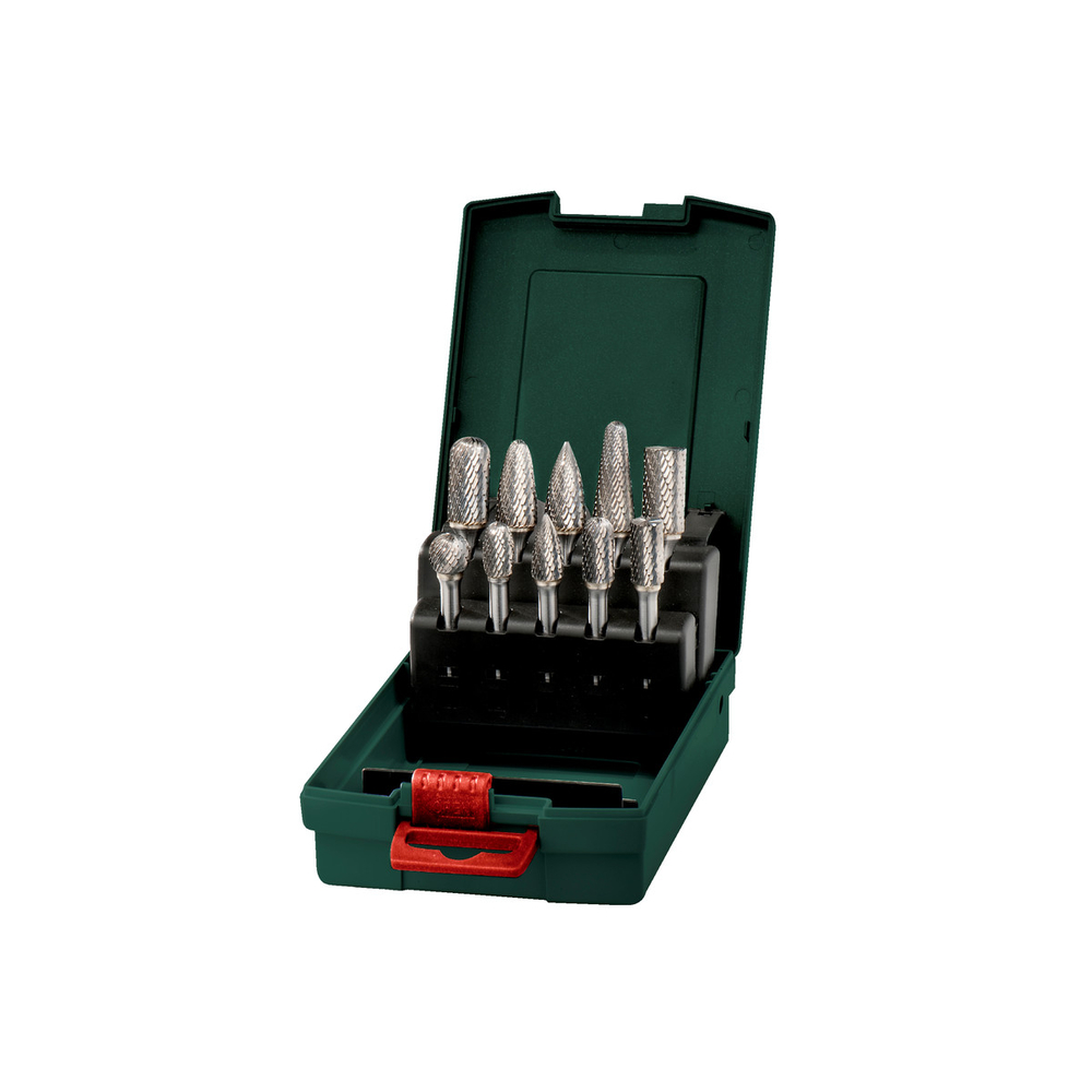 Set de fraises carbure, 10 pièces - METABO - 628404000